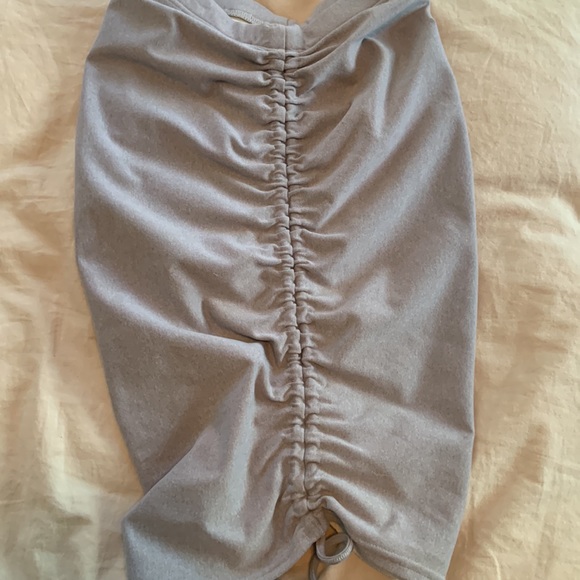 BlackMilk Jersey Skirt with Ruched Sides - Picture 3 of 3